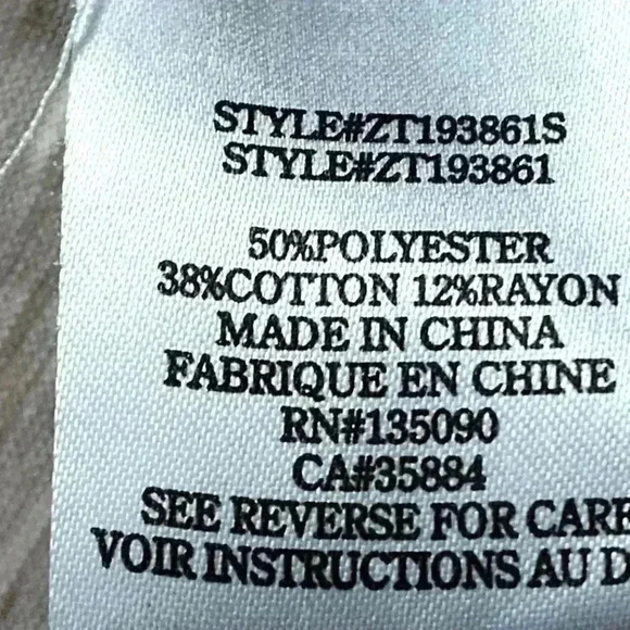 Anthropologie Z Supply cream long sleeve Slub jersey top | Sz Small | Oversized - Picture 5 of 6